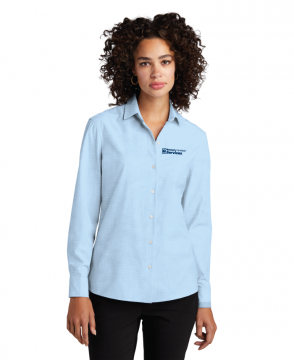 Ladies Long Sleeve Button Down Shirt