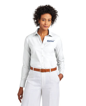 Ladies Brooks Brothers Pinpoint Oxford Shirt